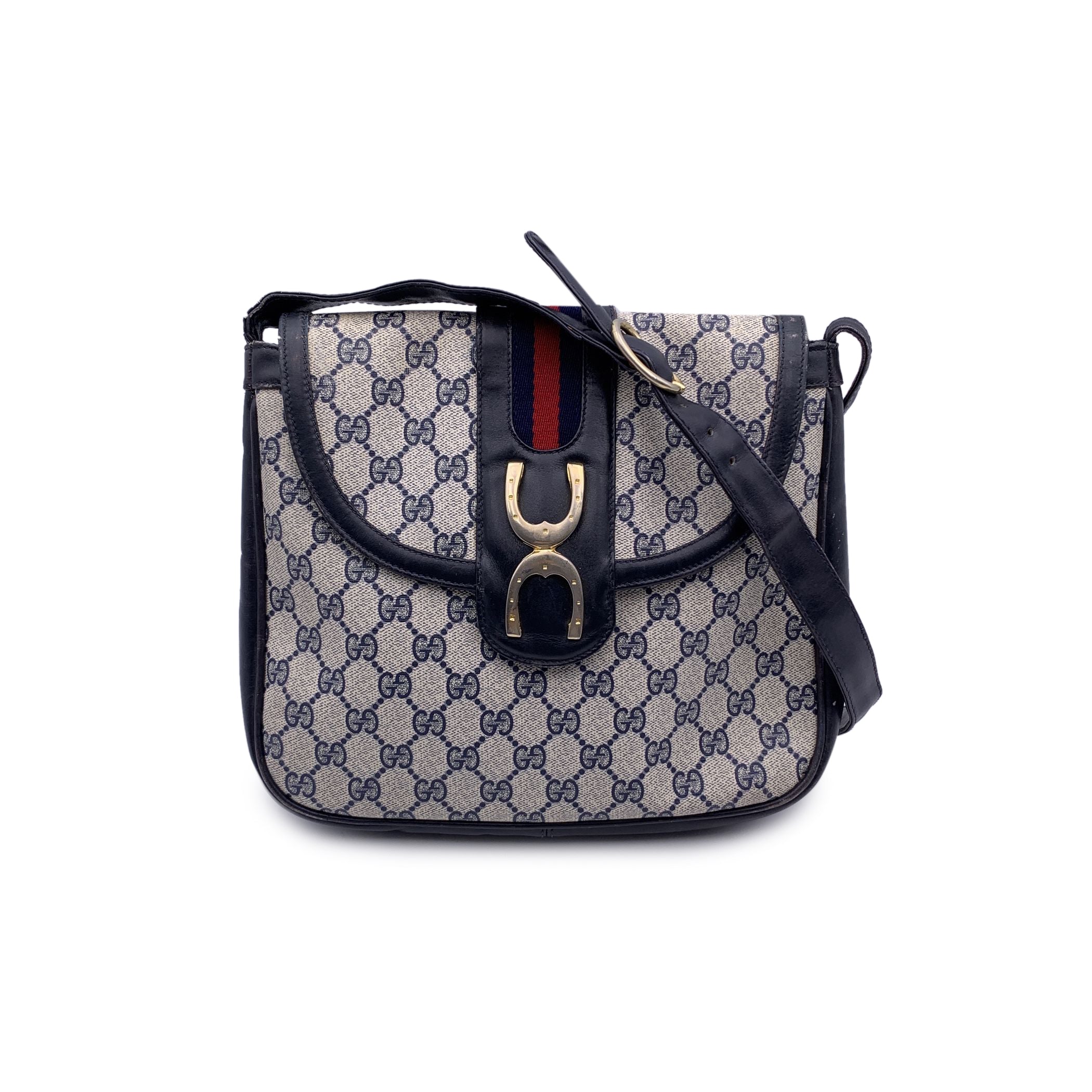 Authentic Gucci Monogram Canvas shops Hobo Bag