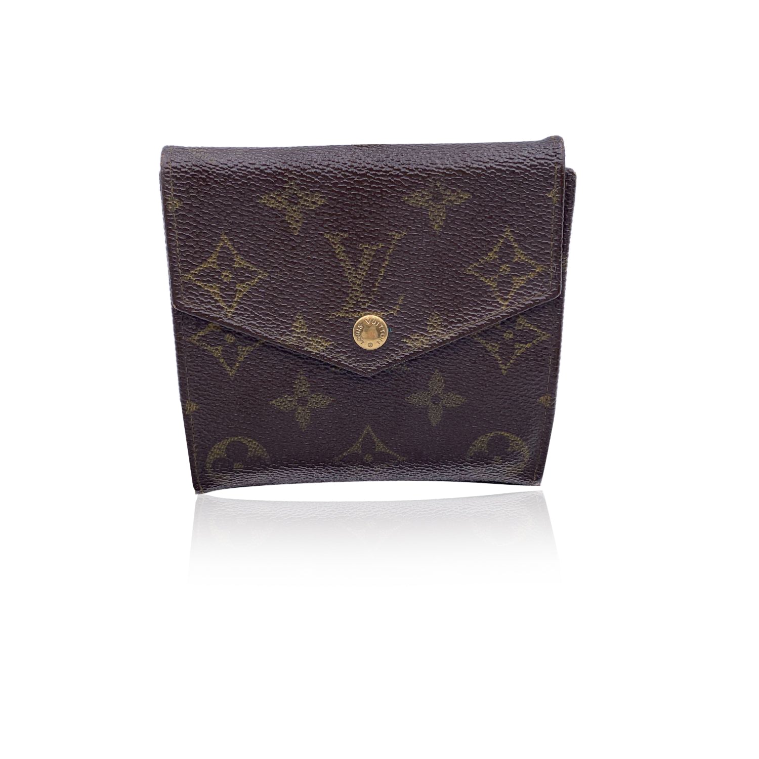 Louis Vuitton Authentic Monogram Flap Wallet popular