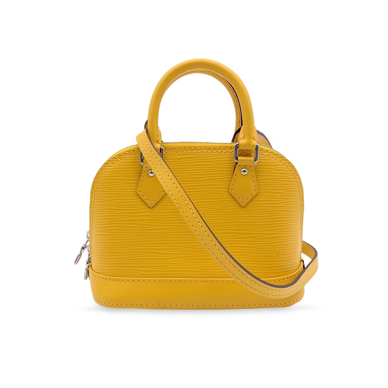 Louis Vuitton Epi Alma PM w/ Strap - Yellow Handle Bags, Handbags