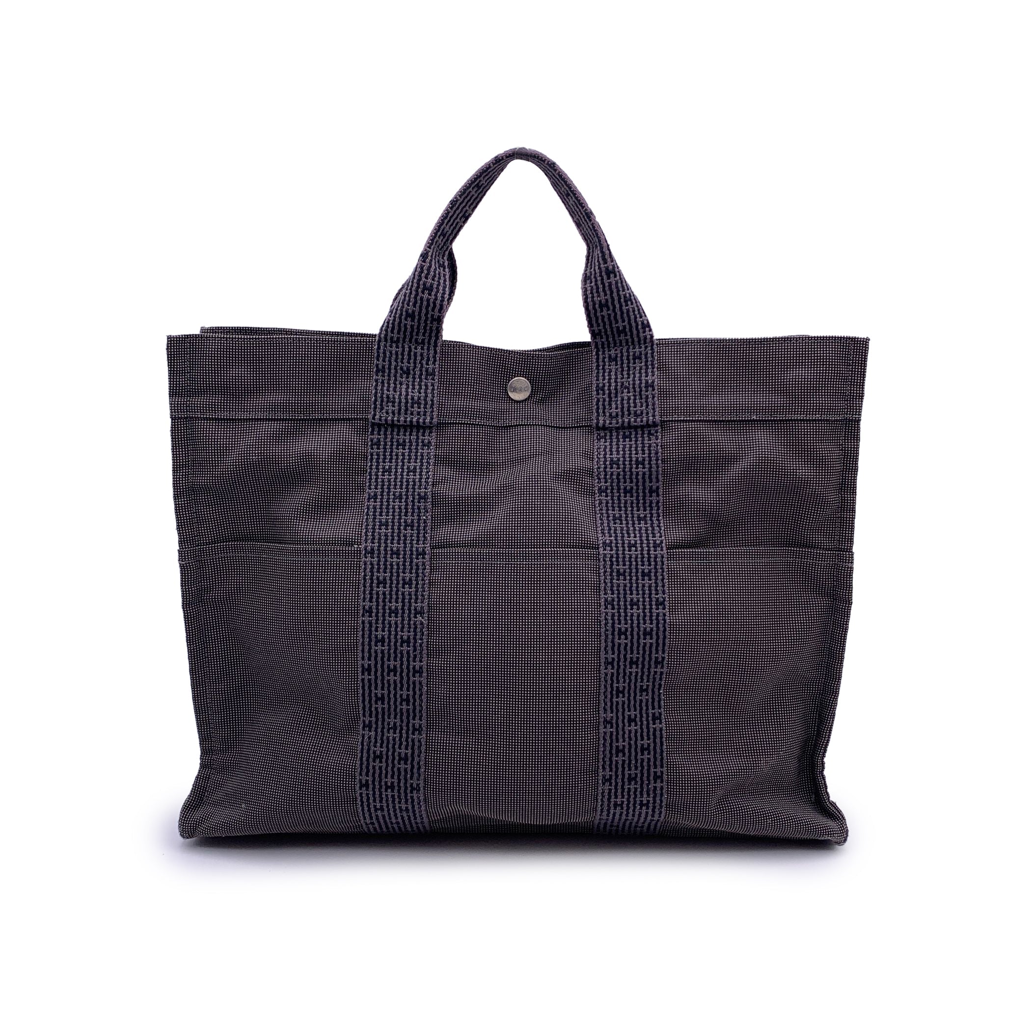 Hermes cheapest Canvas Tote Bag