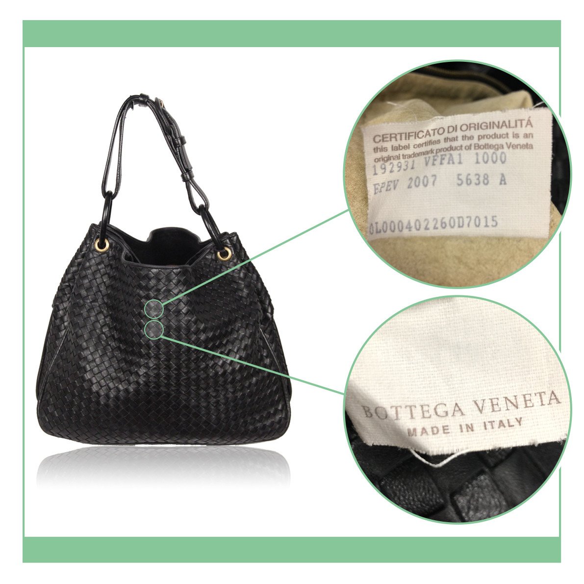 AUTHENTI-HOW: Understanding BOTTEGA VENETA Labels - OPHERTY & CIOCCI