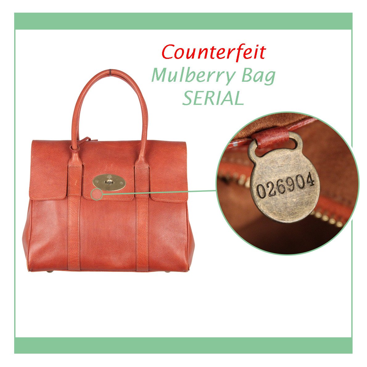 AUTHENTI-HOW: MULBERRY Bags: watch out for serials! - OPHERTY & CIOCCI