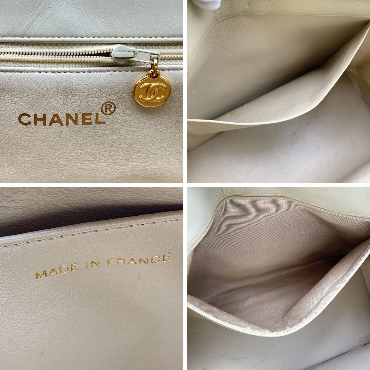 vintage chanel shopping tote