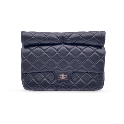 Chanel 2.55 Reissue Limited Edition Airplanes Flap Blue Denim Shoulder Bag
