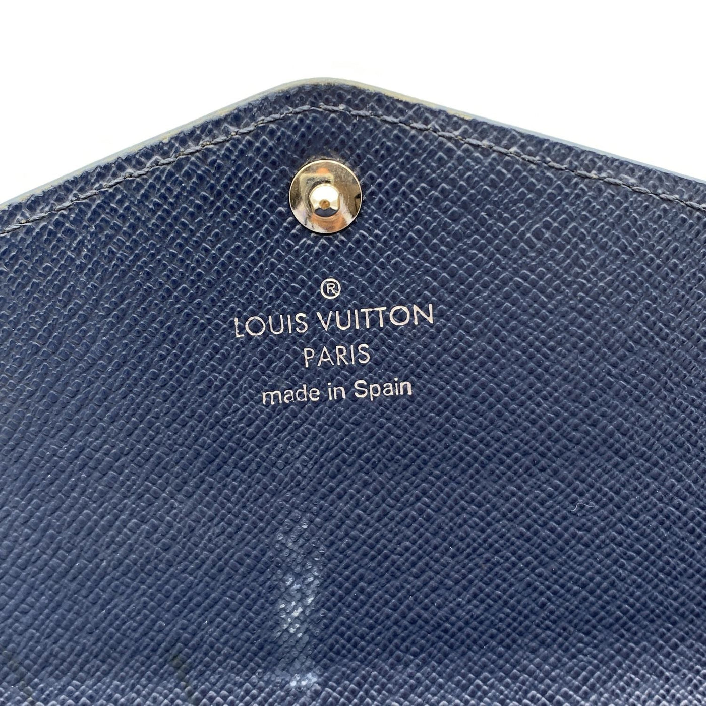 Louis Vuitton Blue Epi Leather Long Continental Sarah Wallet – OPA Vintage