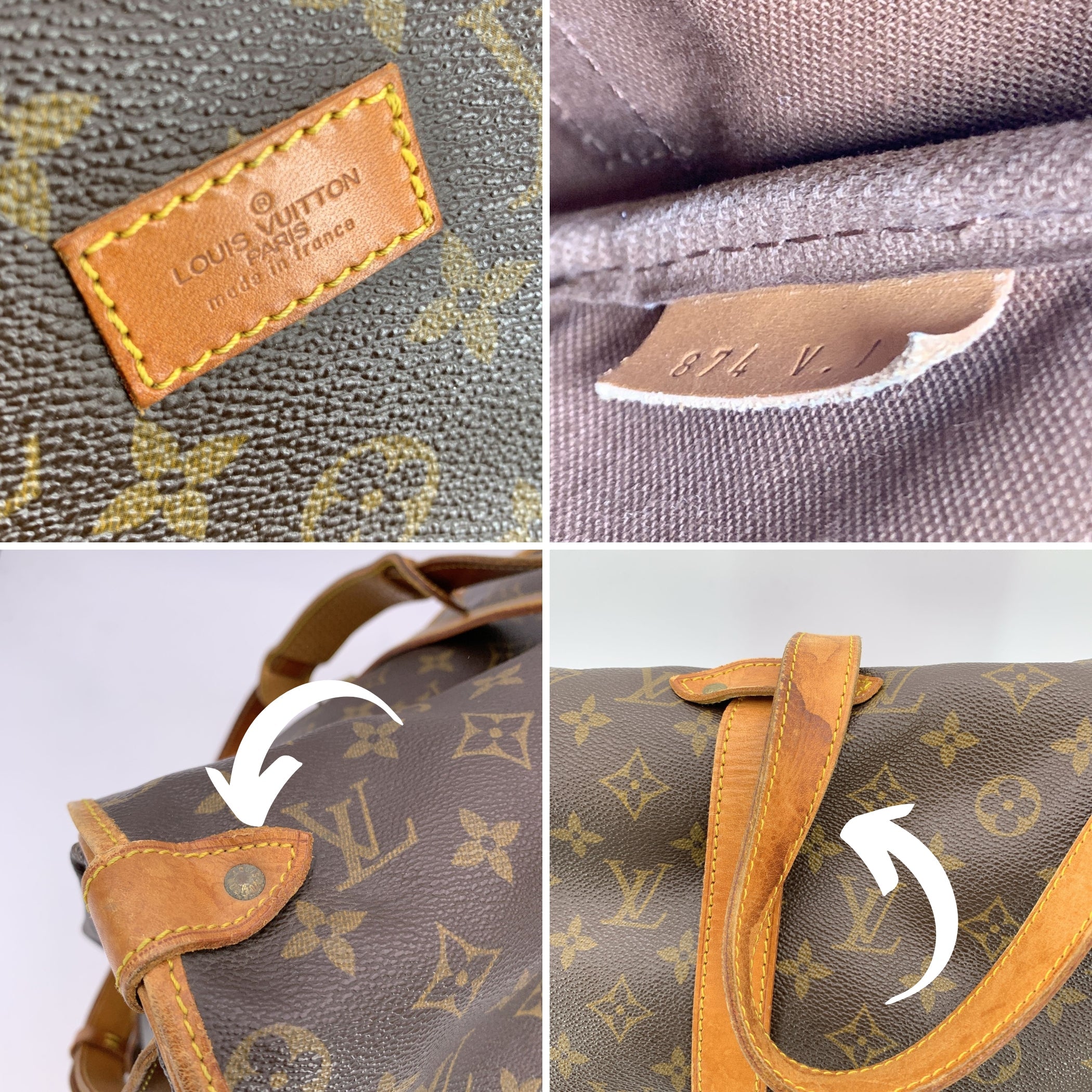 LOUIS VUITTON Crossbody Bags Saumur