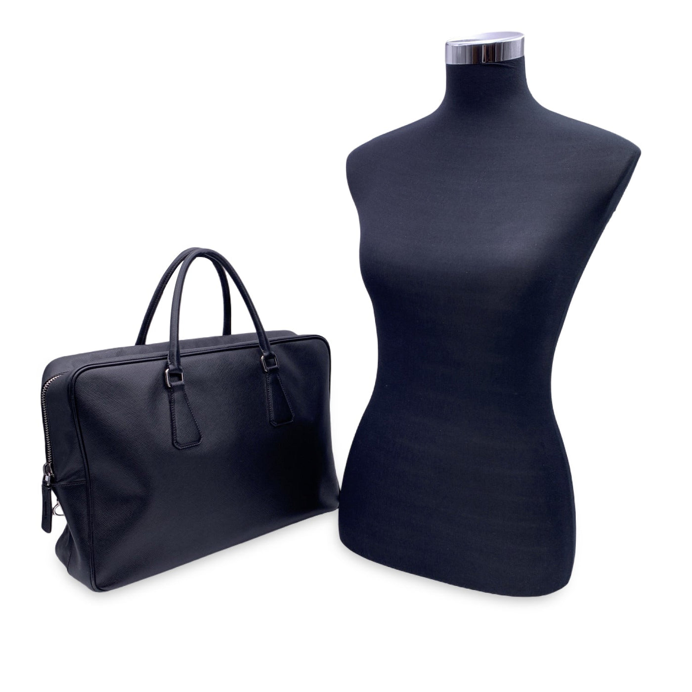 Laptop bags & briefcases Prada - Saffiano leather zip around briefcase -  2VE0169Z2F0002