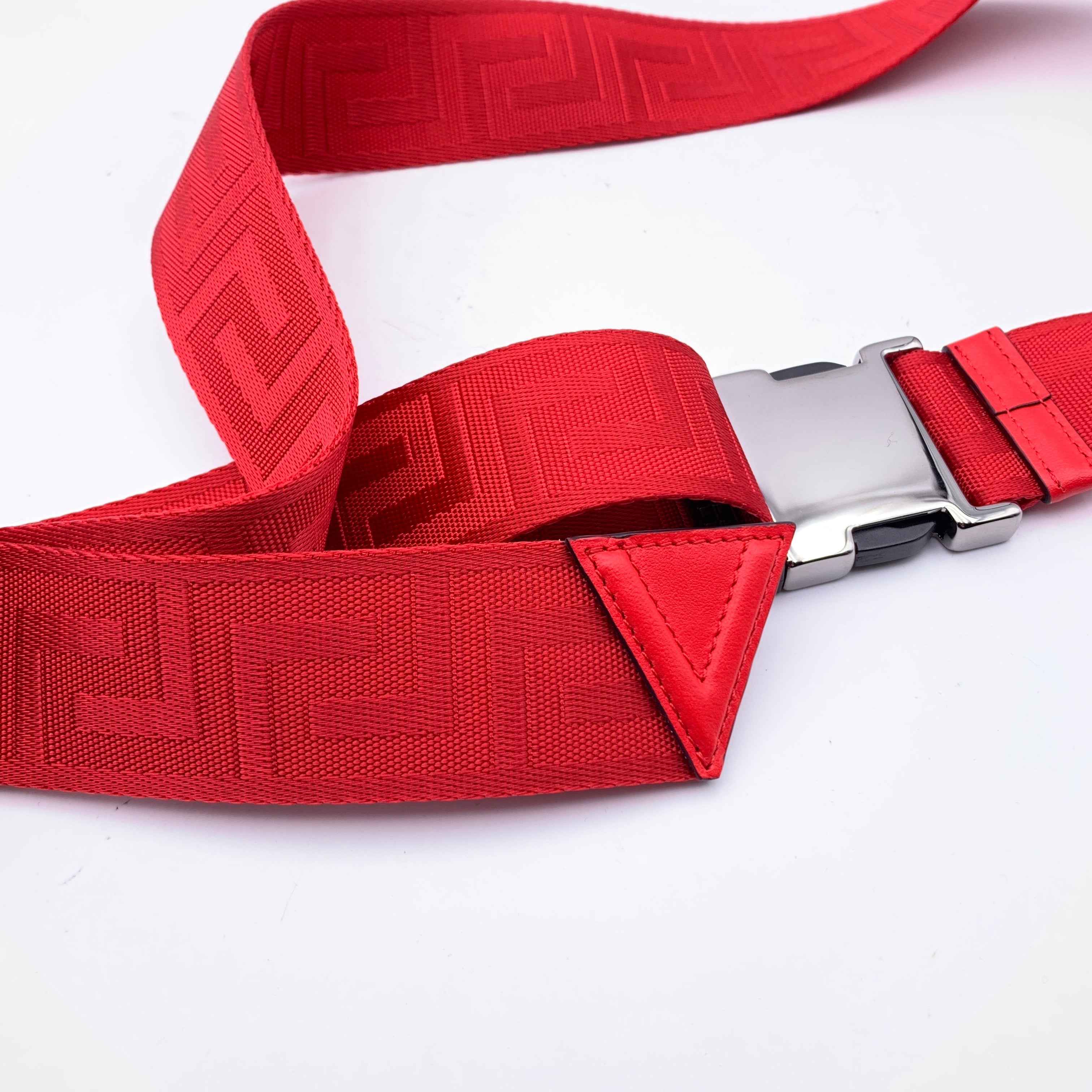 Versace 2024 red belt