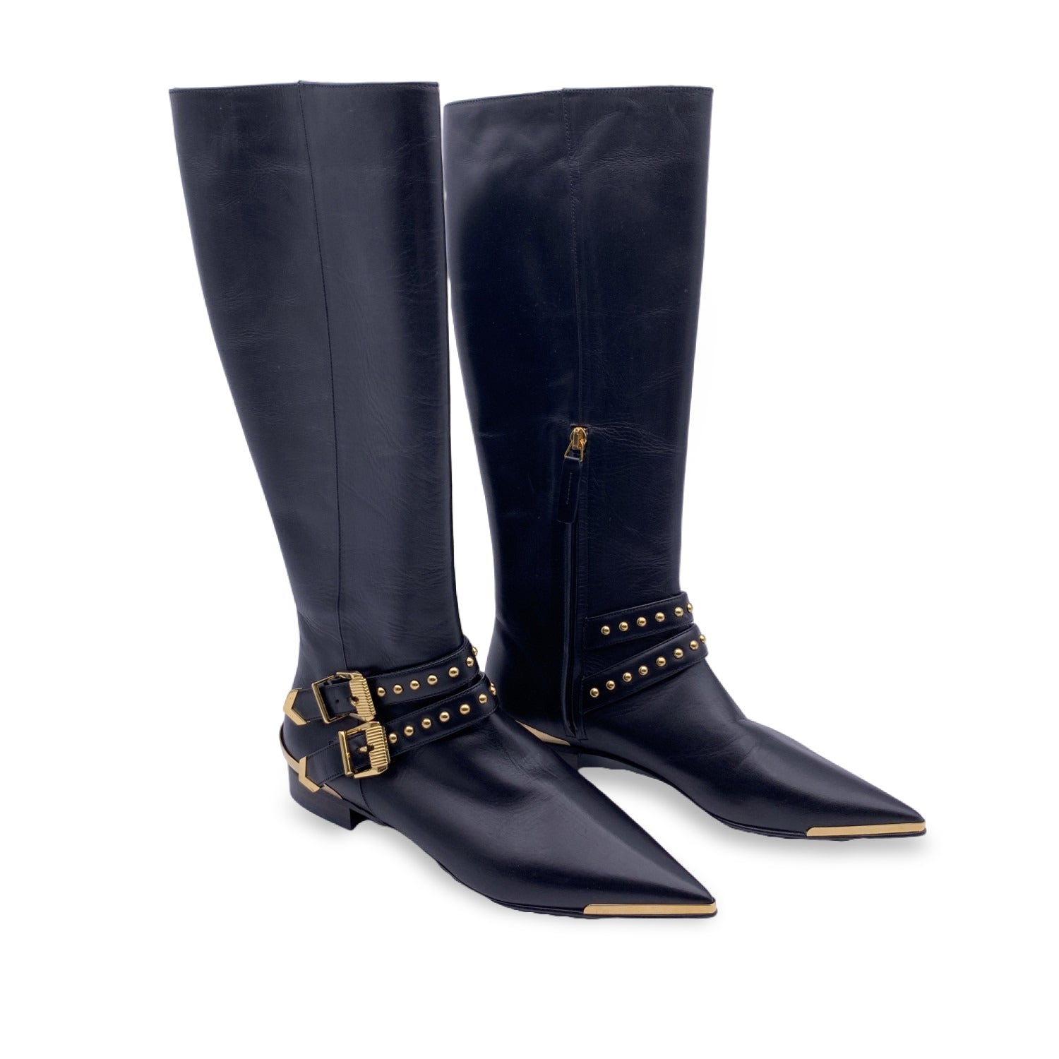 Versace Buckled Boots popular