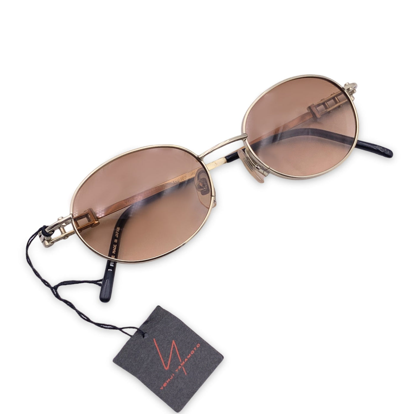 Yohji Yamamoto Vintage Oval Sunglasses 51-6105 49/18 140mm – OPA