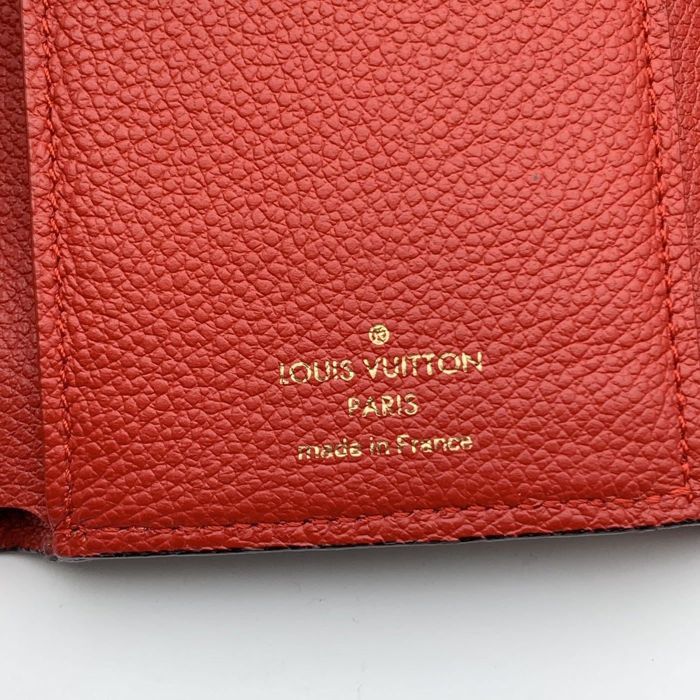 Louis Vuitton Red Monogram Canvas Pallas Wallet Louis Vuitton