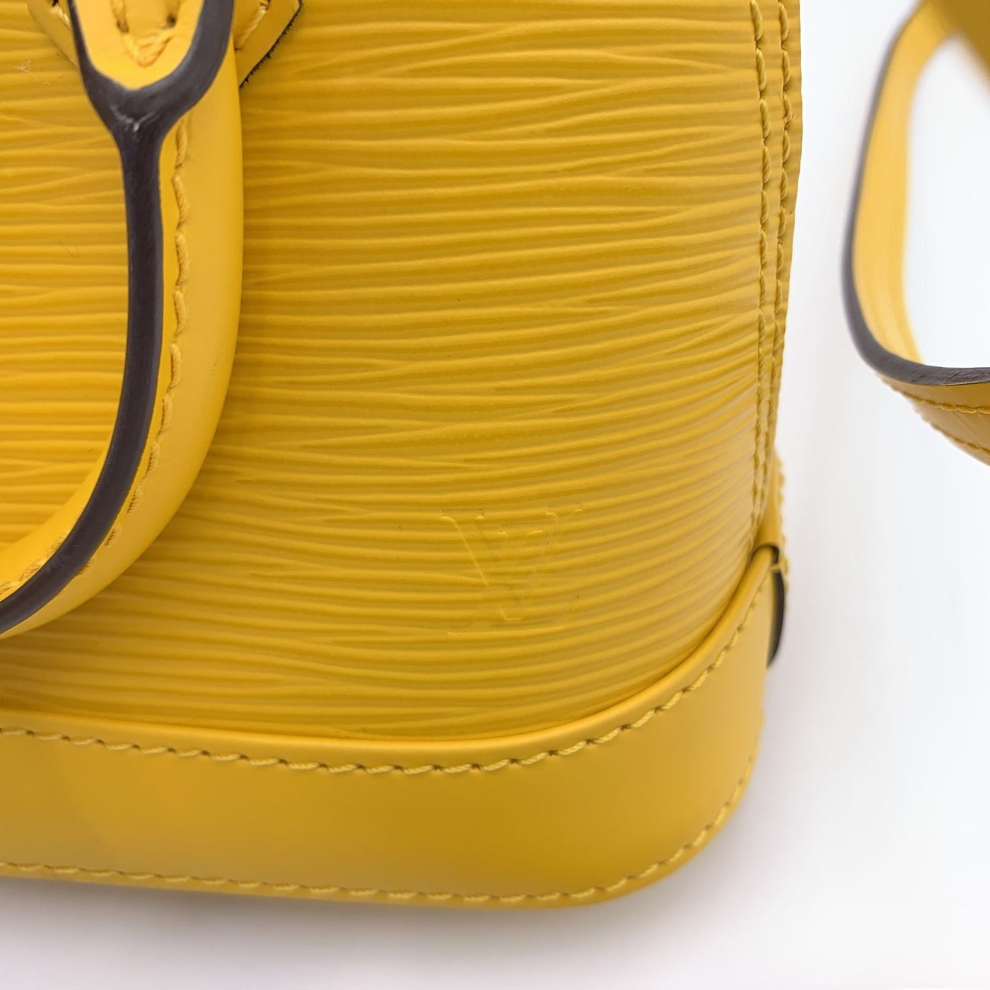 Louis Vuitton Vintage Louis Vuitton Alma Yellow Epi Leather Hand Bag