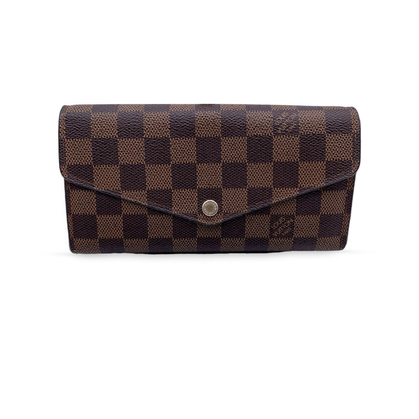 Louis Vuitton Brown Sarah Damier Ebene Canvas Wallet