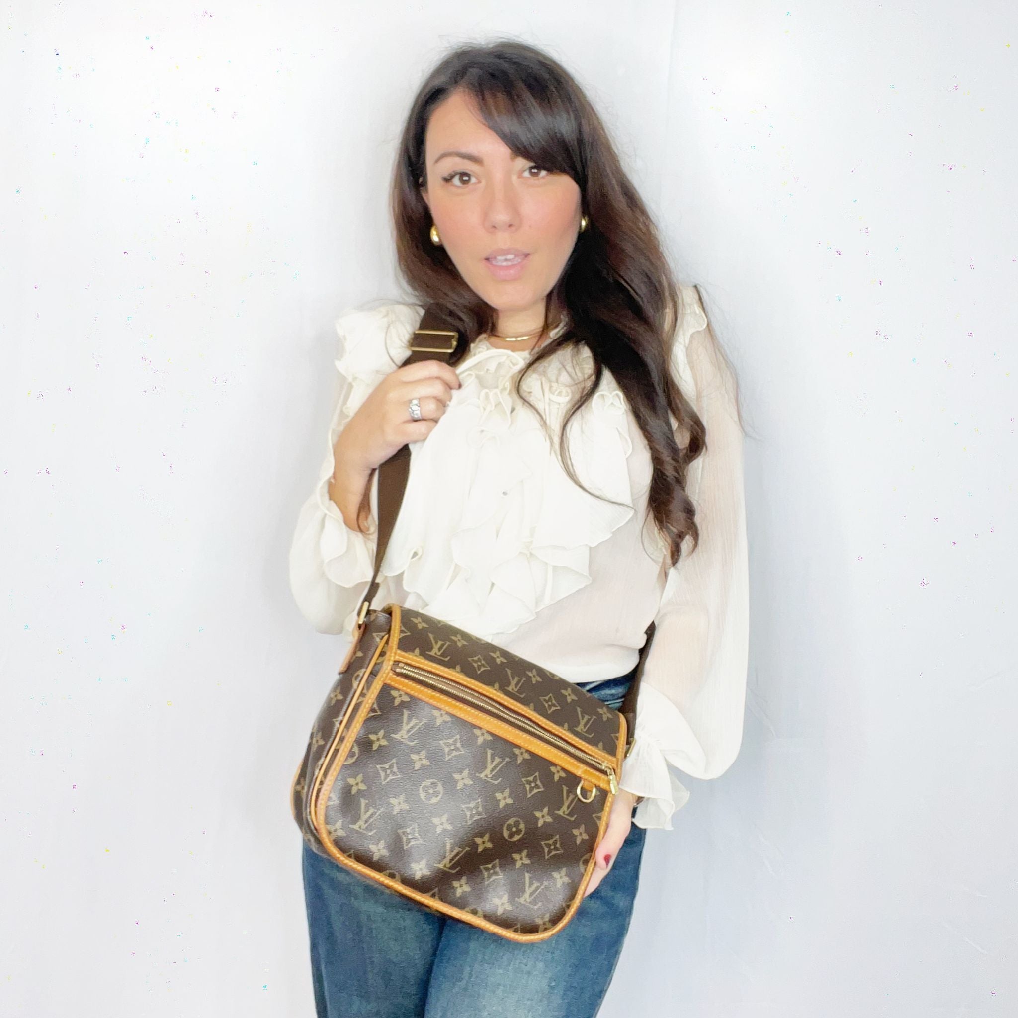 Borsa a tracolla Bosphore PM in tela monogramma Louis Vuitton M40106