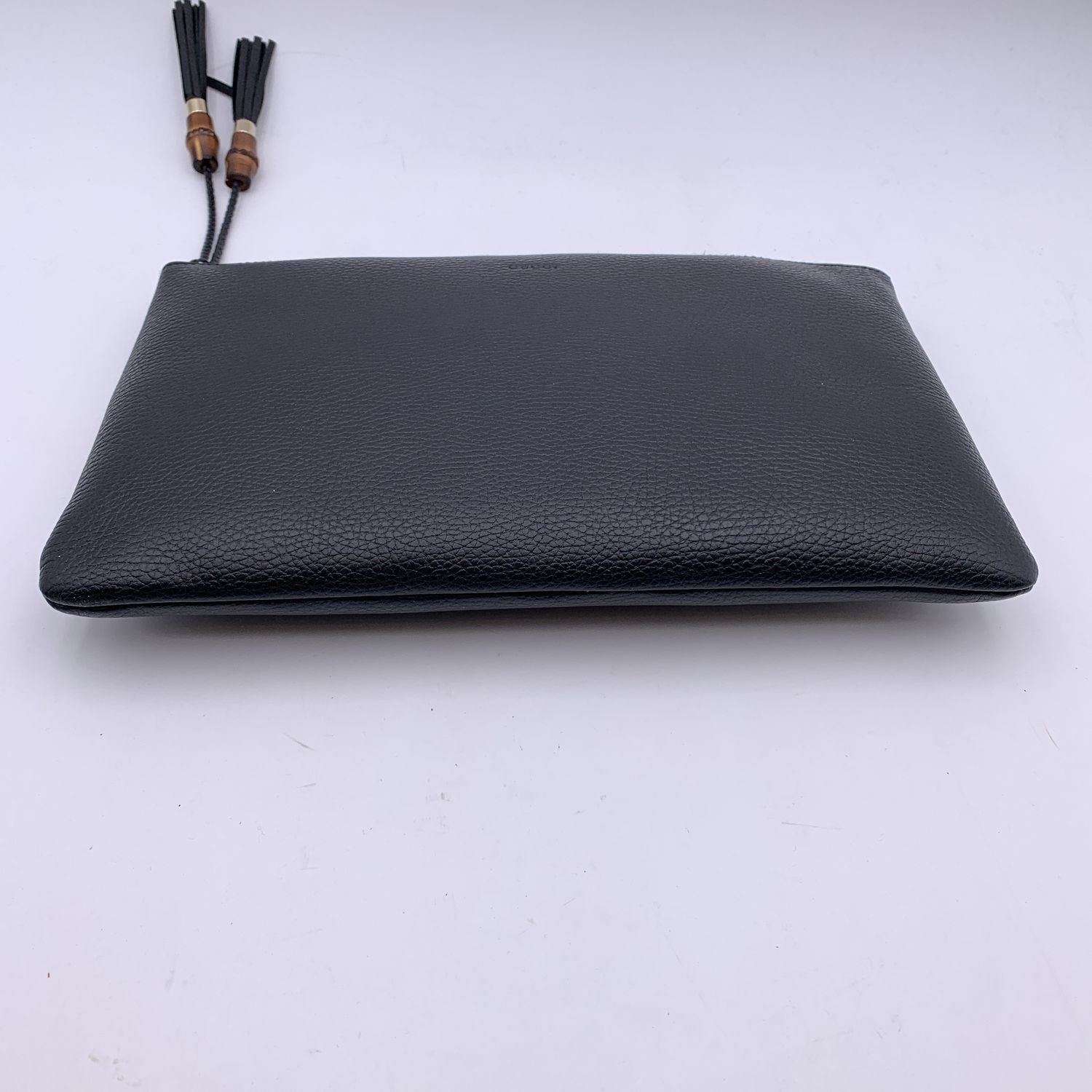 Gucci black purse online with tassels