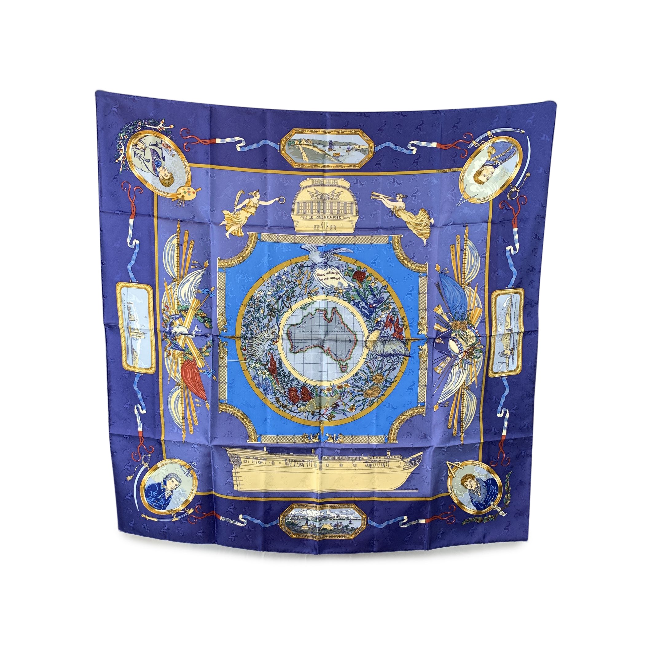 HERMES Scarves Carre 90