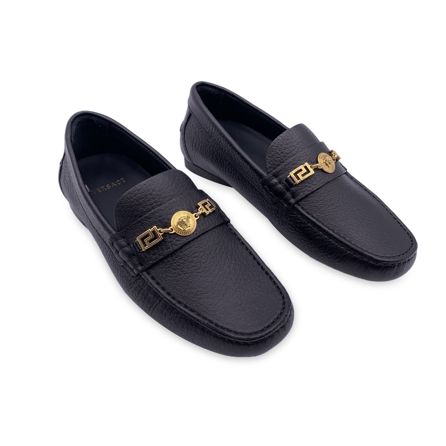 Versace collection hot sale medusa loafers