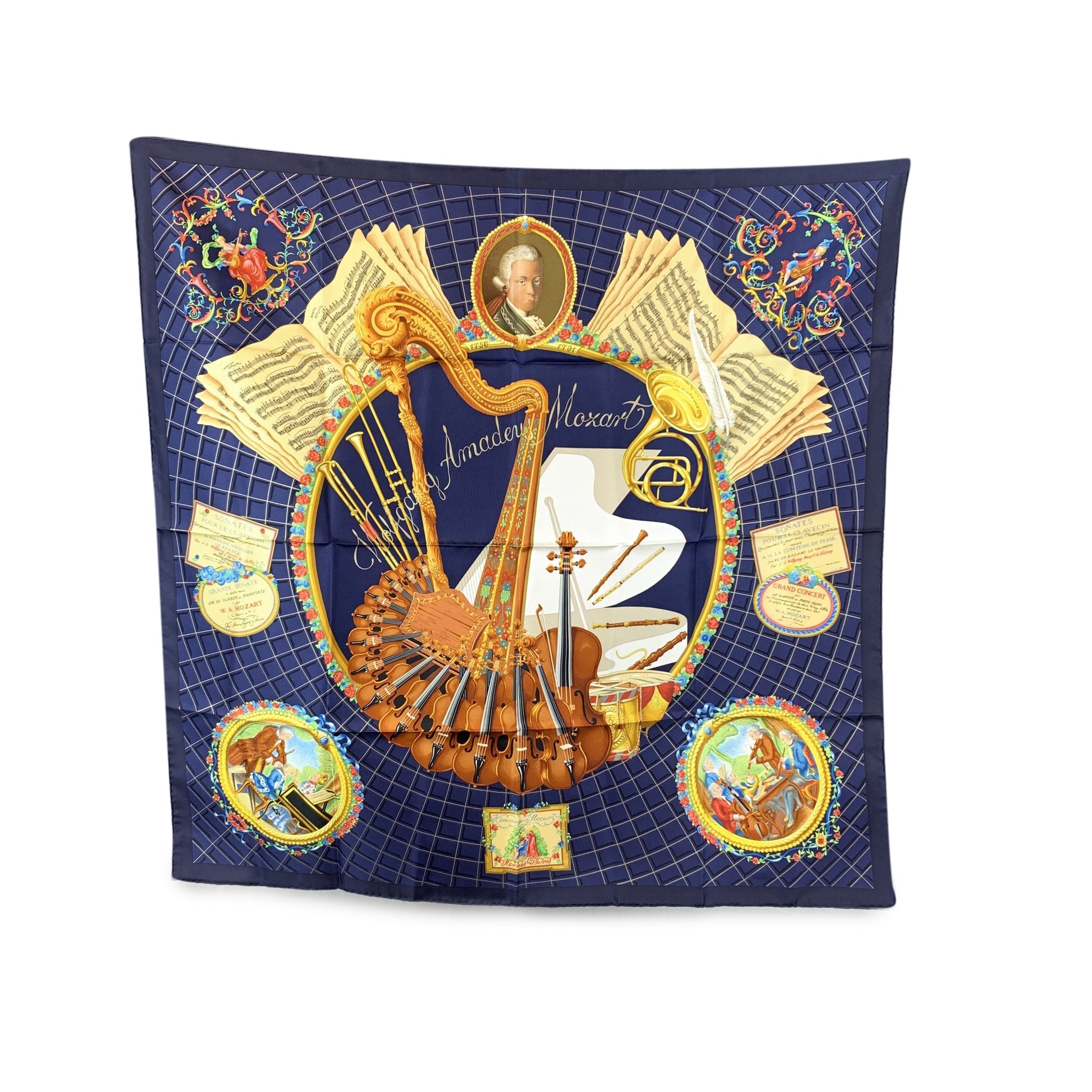 HERMES Scarves Carre 90