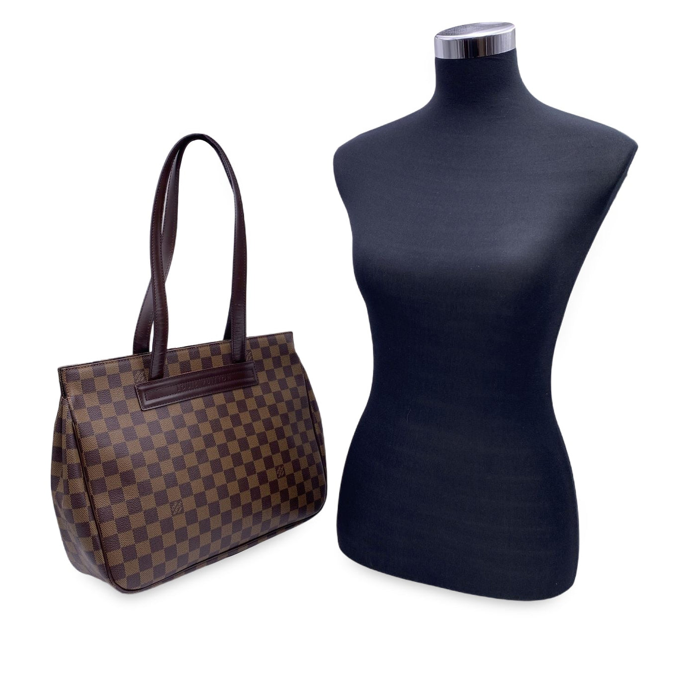 Louis Vuitton, Bags, Louis Vuitton Parioli Pm Damier Ebene Tote Bag