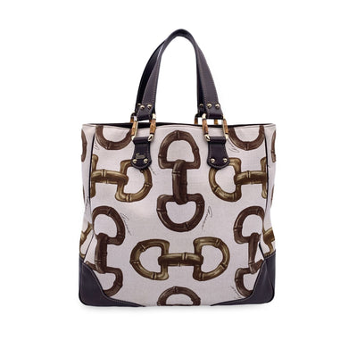 Gucci Monogram Leather Bucket Tote- Vintage – The Opulence Collective