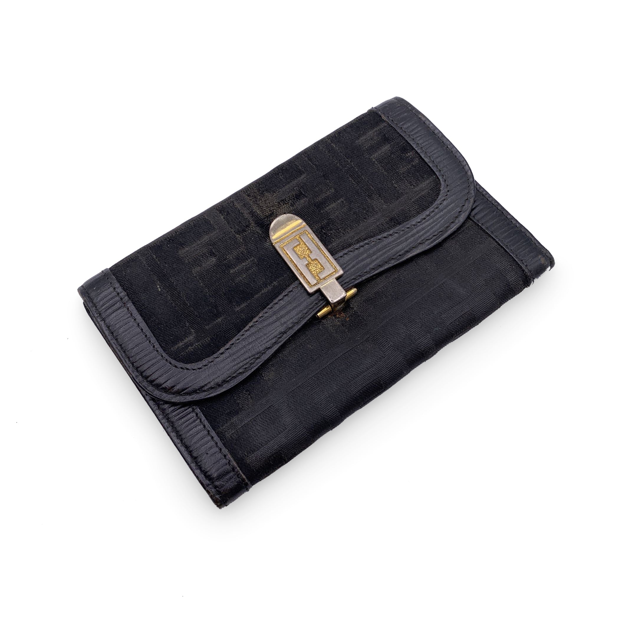 Fendi shops monogram wallet