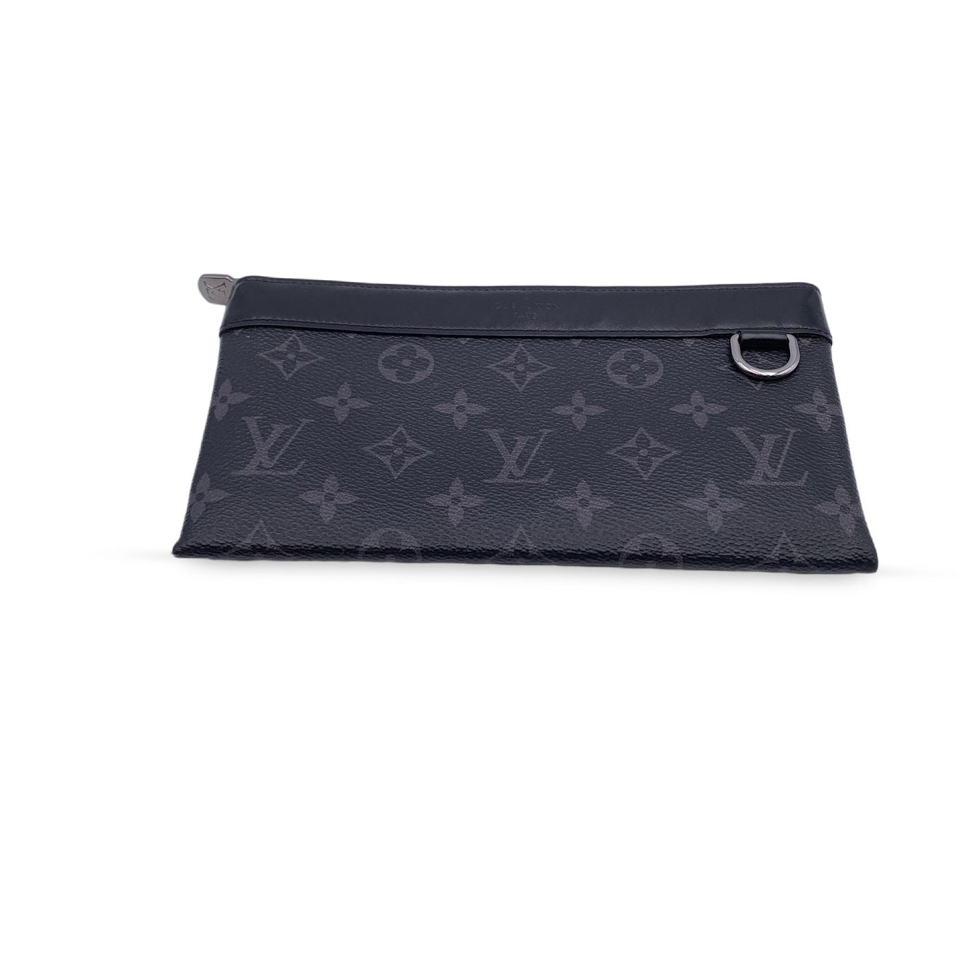 Louis Vuitton Pochette Discovery Navy Canvas Clutch Bag (Pre-Owned)