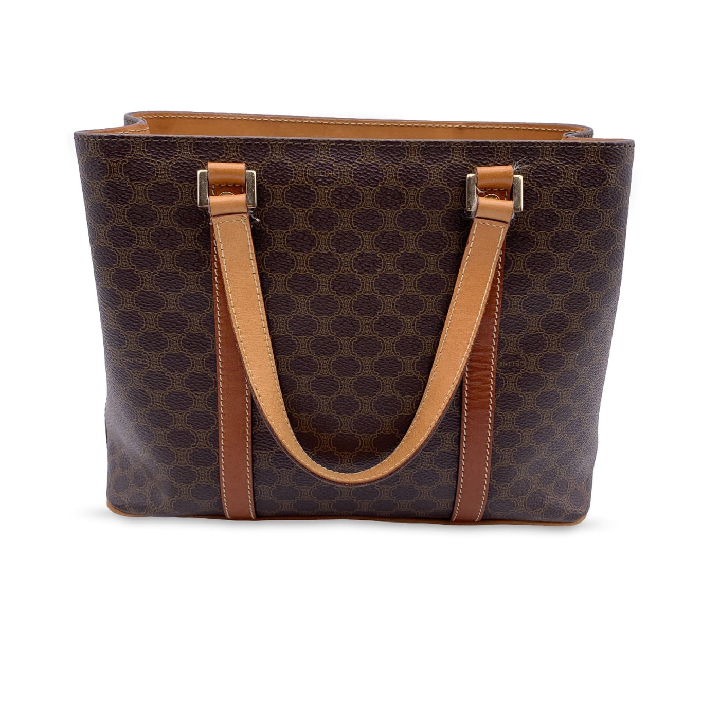 Louis Vuitton Vintage Monogram Canvas Sac Weekend Tote Bag Brown