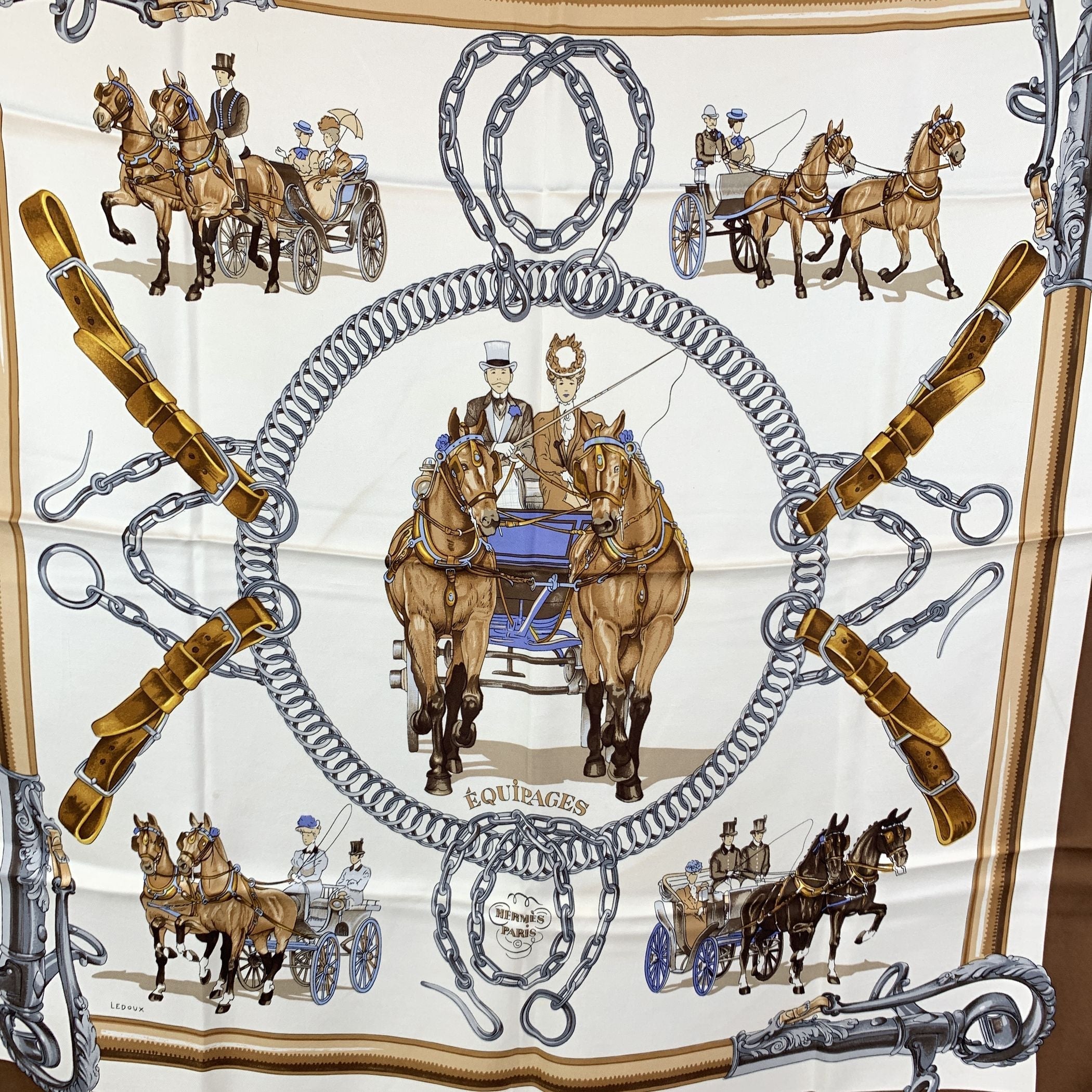 HERMES Scarves Carre 90