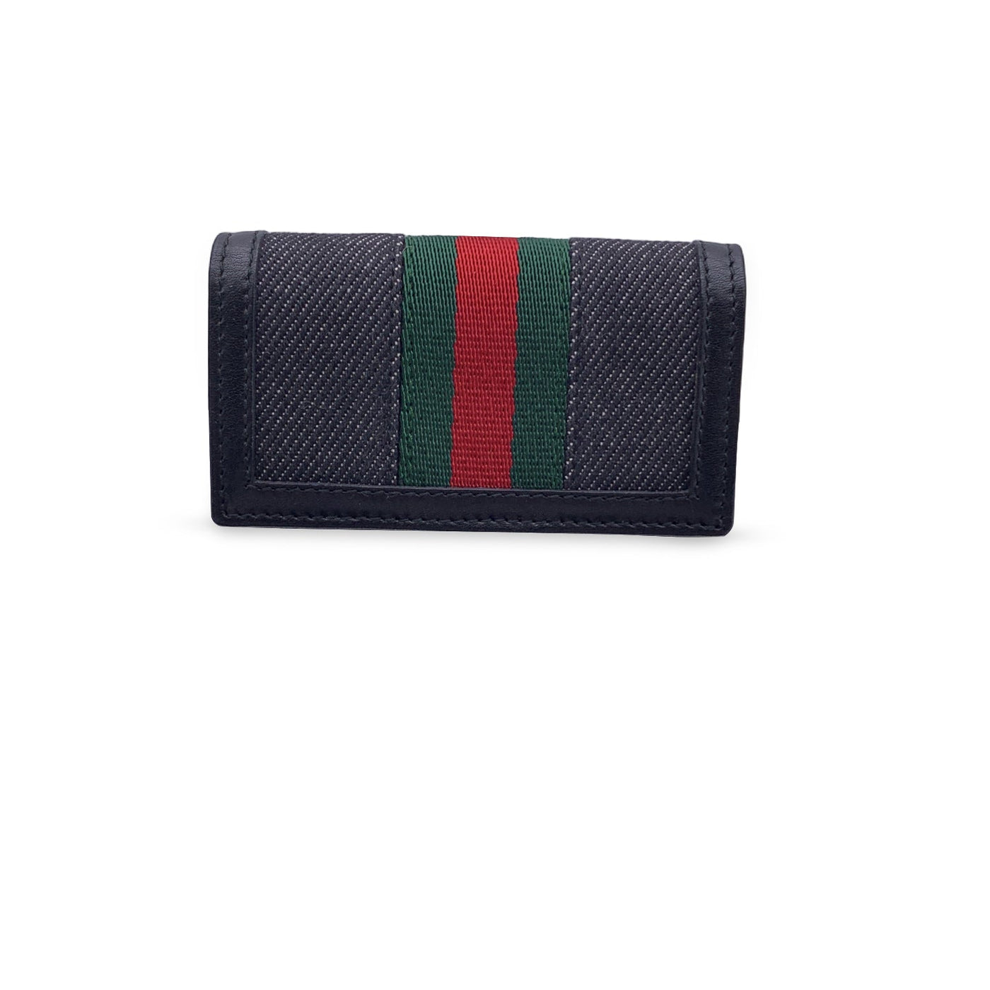 Gucci Black Denim Canvas and Leather Web 6 Key Case Holder Pouch – OPA  Vintage