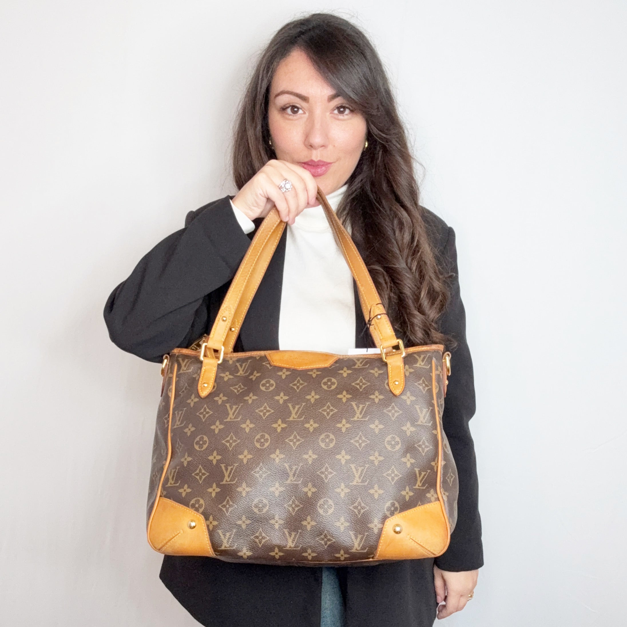 Borsa a tracolla Louis Vuitton Monogram Canvas Estrela MM Tote